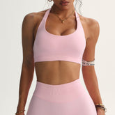 Strappy Back Yoga Tank Breathable Halter Top