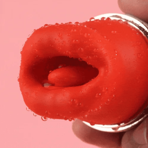 Novelleon - Mouth Tongue 4 In 1 Licking& Biting & Sucking & Vibrating Clitoral Vibrator