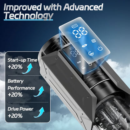 2026 New Model King - 7 Mode Vacuum Thrusting & Sucking & Vibrating Masturbator with LCD Display