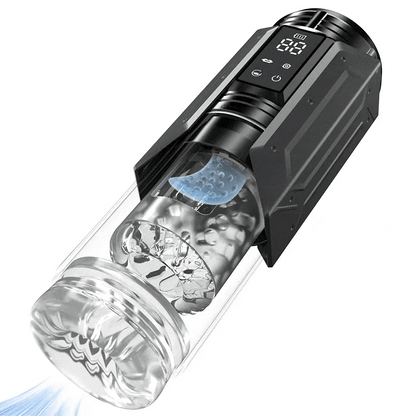 2026 New Model King - 7 Mode Vacuum Thrusting & Sucking & Vibrating Masturbator with LCD Display