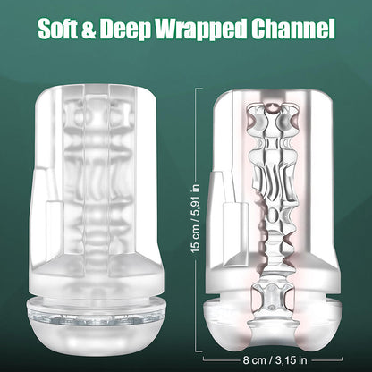 Abyss - 10 Suction & 10 Vibration Vacuum Penis Pump Enlargement Pump Male Masturbator