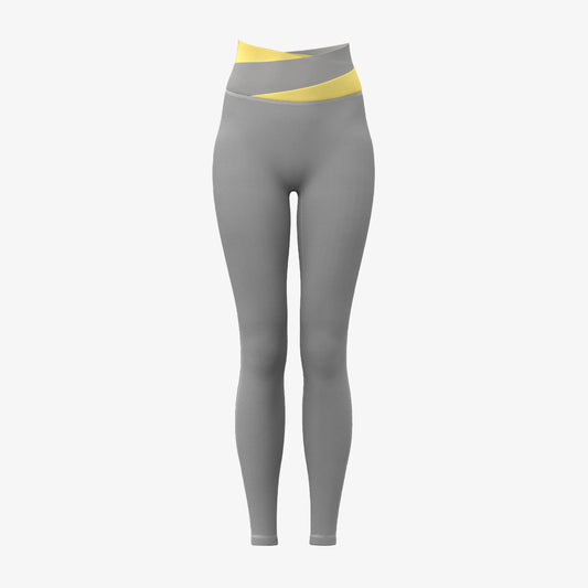 Colorblock Yoga Leggings Sculpted Fit High Waist